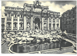 BR3711 Roma Fontana Di Trevi Viaggiata 1950 Verso Perugia - Fontana Di Trevi