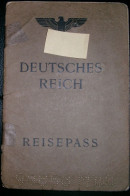 3rd REICH GERMANY Passport 1941 Passeport ALLEMAGNE  – Reisepaß - Historical Documents