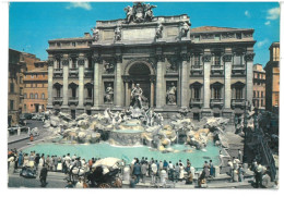 BR3713 Roma Fontana Di Trevi Viaggiata 1973 Verso Perugia - Fontana Di Trevi