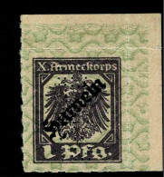 1917 HAMELN DEUTSCHES REICH X ARMEEKORPS 1 PFG NOTGELD PERFIN PERFORE PERFORIERT BILLETS BANKNOTE BILLET - Otros & Sin Clasificación