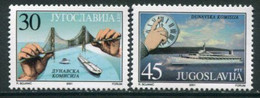 YUGOSLAVIA 2001 Danube Water Purification MNH / **.  Michel 3040-41 - Unused Stamps