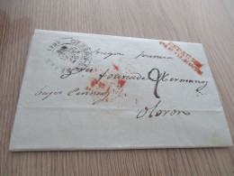 Collection Basses Pyrénées LETTRE Espagne Espana Par Oleron Oloron Franchise Madrid Pour Oloron 23/6/1837 - ...-1850 Prephilately