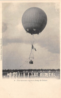 51-CHALONS-UN ASCENSION CAPTIVE AU CAMP DE CHALONS - Camp De Châlons - Mourmelon