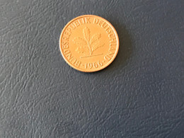 Münze Münzen Umlaufmünze Deutschland 1 Pfennig 1966 Münzzeichen J - 1 Pfennig