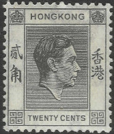 Hong Kong. 1938-52 KGVI. 20c MH. SG 147 - Ongebruikt