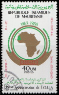 Mauritanie 1988 ~ YT 611 - 25 Ans Organisation Unité Africaine O.U.A - Mauritanie (1960-...)