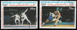 Mauritanie Aérien 1987 ~ A 249+250 - J.O. été, Séoul - Mauritanie (1960-...)