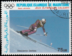 Mauritanie Aérien 1987 ~ A 254 - J.O. Hiver, Calgary - Mauritanie (1960-...)