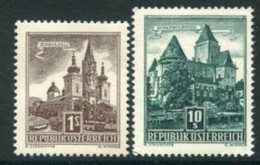 AUSTRIA 1957 Definitive: Buildings MNH / **.  Michel 1037-38 - Neufs