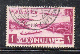 193 490 - SOMALIA AFIS 1950 , Posta Aerea 1 Lire N. 6 Usato - Somalia (AFIS)