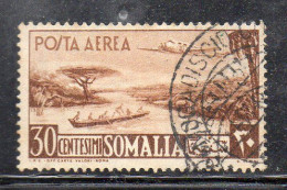 174a 490 - SOMALIA AFIS 1950 , Posta Aerea 3 Cents N. 1 Usato - Somalia (AFIS)