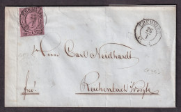 SACHSEN - Cover Of Letter Sent From Chemnitz To Reichenbach / 3 Scans - Sachsen