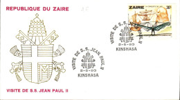 ZAIRE VISITE PAPE JEAN PAUL II KINSHASA 1980 - 1980-1989
