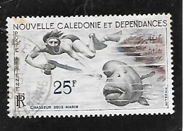 3IMBRE OBLITERE DE NOUVELLE CALEDONIE DE 1955 N° YVERT PA 69 - Usati