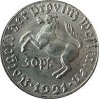 Westphalie 1921 - 50 Pfennig - Altri & Non Classificati