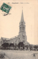 FRANCE - 95 - ARGENTEUIL - L'église Et La Place- Carte Postale Ancienne - Argenteuil