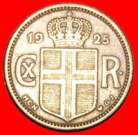 * DENMARK (1925-1940): ICELAND  1 CROWN 1925 RARE! · LOW START! · NO RESERVE!!! - Iceland