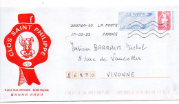 PAP  Repiquage  Marianne Du Bicentenaire--VAUX SUR SEULLES Près Bayeux-14--Clos Saint Philippe  (cuisine, Lapin ) - PAP: Sonstige (1995-...)
