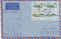 Ross Dependency Cover Scott Base Ca Scott Base 22 NO 1986 (58604) - Brieven En Documenten