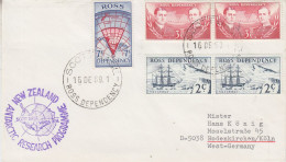 Ross Dependency Cover Scott Base Ca Scott Base 16 DE 1969 (58605) - Storia Postale