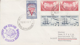 Ross Dependency Cover Scott Base Ca Scott Base 16 DE 1969 (58605) - Covers & Documents