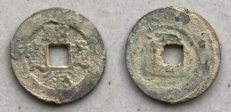 Ancient Annam Coin Chieu Thong Thong Bao (1787-1788) Rev Above Nhat - Vietnam