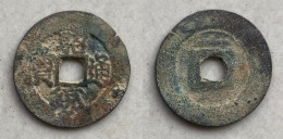 Ancient Annam Coin Chieu Thong Thong Bao (1787-1788) Rev Above Nhat - Vietnam