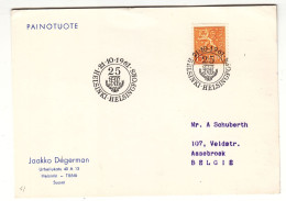 Finlande - Carte Postale De 1961 - Oblit Helsinki - - Cartas & Documentos