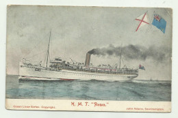 H.M.T. REWA - OCEAN LINER SERIES - RETRO TIMBRO FEROZEPUR INDIA - VIAGGIATA FP - Passagiersschepen