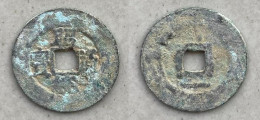 Ancient Annam Coin Chieu Thong Thong Bao (1787-1788) Rev Below Nhat - Viêt-Nam