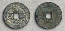 Ancient Annam Coin Chieu Thong Thong Bao (1787-1788) Rev Below Nhat - Vietnam