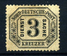 Conf. De Alemania Del Norte (Servicios)  Nº 8*. Año 1870 - Neufs