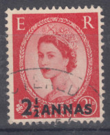 Great Britain Offices In Muscat Oman 1952 Mi#43 Used - Andere & Zonder Classificatie