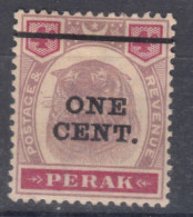 Malaya Perak 1899 Mi#35 Mint Hinged - Perak