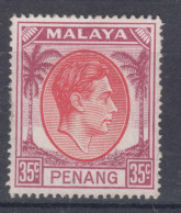 Malaya Penang 1949 Mi#17 Mint Hinged - Penang