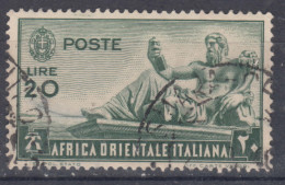 Italy Colonies East Africa 1938 Sassone#20 Used - Italian Eastern Africa