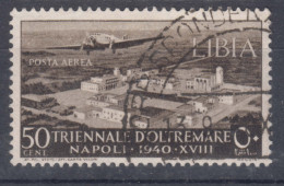 Italy Colonies Libya Libia 1940 Posta Aerea Sassone#A41 Used - Libya