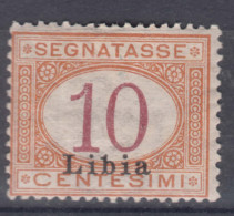 Italy Colonies Libya Libia 1915 Segnatasse Postage Due Sassone#4 Mint Hinged - Libye