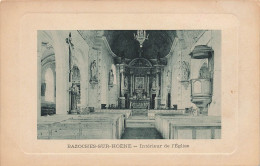 Bazoches Sur Hoëne * Intérieur De L'église Du Village - Bazoches Sur Hoene