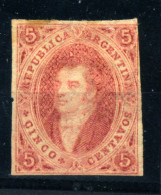 Argentina Nº 8* . Año 1864/67 - Unused Stamps