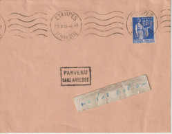 91 - ETAMPES - Parvenu Sans Adresse     ( Enveloppe Seule )  Rare - 1921-1960: Modern Tijdperk