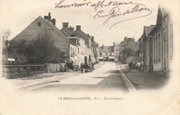 Le Mesle Sur Sarthe * 1902 * Rue D'alençon * Villageois - Le Mêle-sur-Sarthe