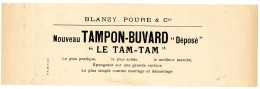 Buvard / Publicité Ou Papier D'emballage De Blanzy Poure Pour Le Tampon Buvard Le Tam-Tam - T