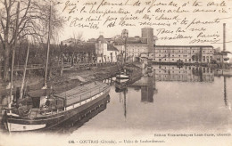 Coutras * Vue Sur L'usine De Laubardemont * Péniche Batellerie - Andere & Zonder Classificatie