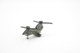 Vintage GALOOB Micro Machines Road Champs USA  Marines Helicopter ET - 1987 - VGC ( Mini Toy Cars ) - Matchbox