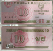 Korea P33 1988 10chon 100pcs UNC Number Disorder - Korea, Noord