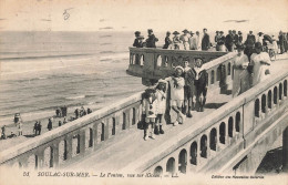 Soulac Sur Mer * Le Ponton , Vue Sur L'océan * Promeneurs - Soulac-sur-Mer