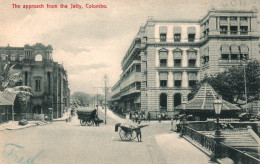 Delcampe - Sri Lanka (Ceylan, Ceylon) The Approach From The Jetty (entrée De La Ville) Edition Plâté & Co. - Carte Non Circulée - Sri Lanka (Ceylon)
