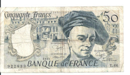 FRANCE 50 FRANCS 1986 VF P 152 B - 50 F 1976-1992 ''quentin De La Tour''