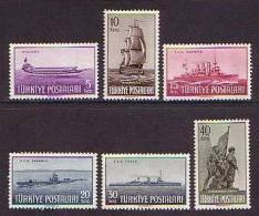 1949 TURKEY 1ST OF JULY THE FLEET DAY SHIPS MNH ** - Ongebruikt